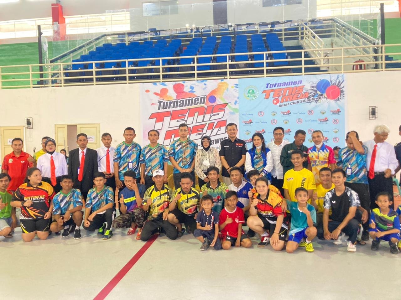 Gubernur Sulteng Buka Turnamen Tenis Meja Antar Club Se Sulteng Rt